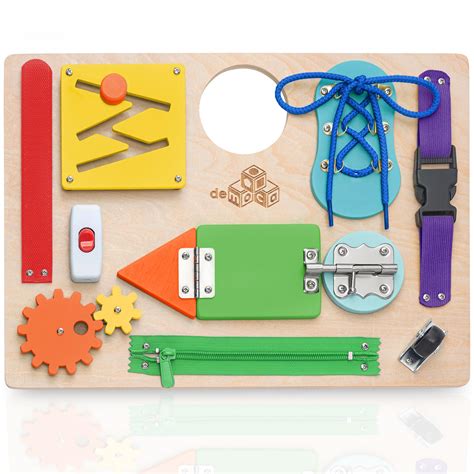 montessori holzspielzeug|Amazon.com: deMoca Busy Board Montessori Toys for Toddlers,。